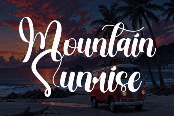 Hunting Calianda Font PNG with transparent background - Preview 2