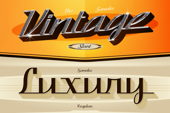Sanvilo Font PNG with transparent background - Preview 3