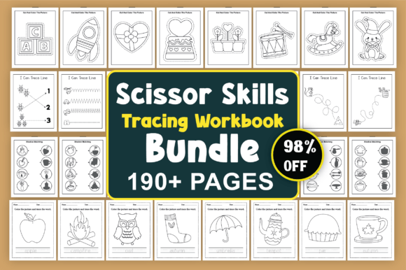 Scissor Skill Activity Books