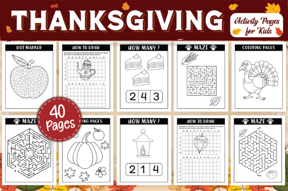Thanksgiving activity pack for kids