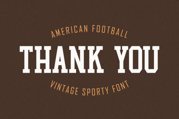 American Football Font - Preview 5