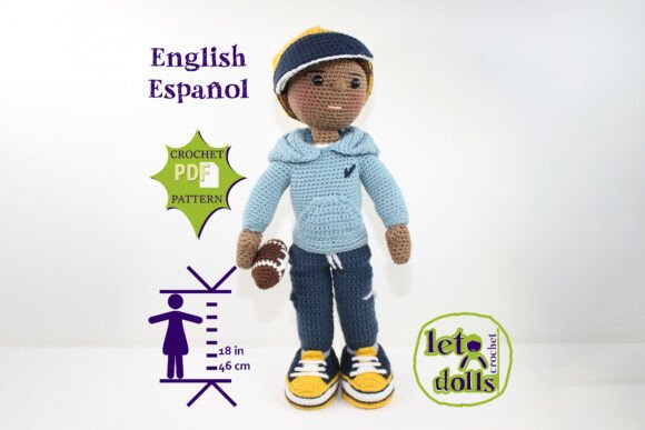 Andre Medium Crochet Doll Pattern