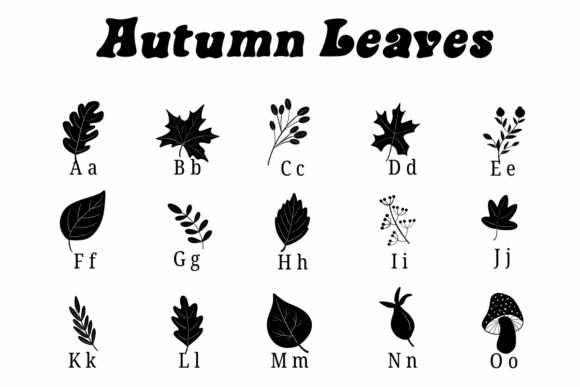 Autumn Leaves Font - Preview 1