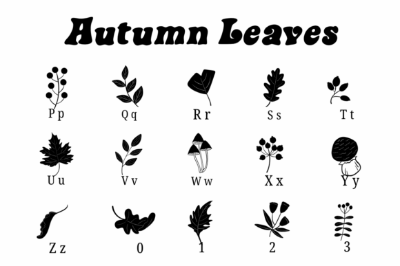 Autumn Leaves Font - Preview 2