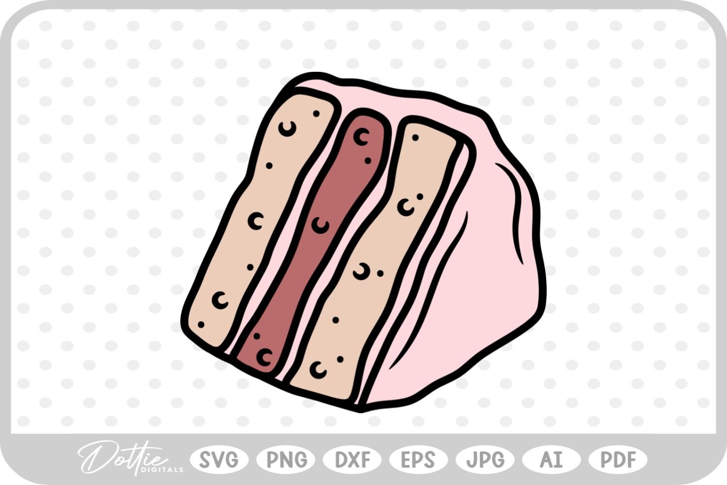 Birthday Cake SVG PNG DXF