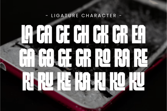 Broken Font - Preview 3
