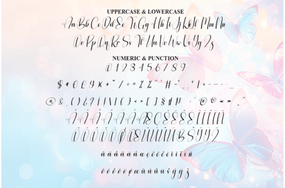 Butterfly Font - Preview 6