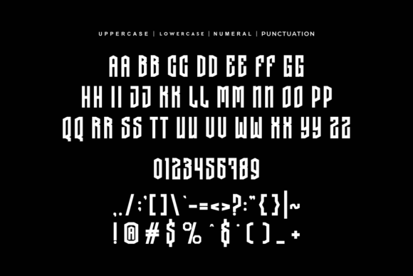 Camebad Font - Preview 4