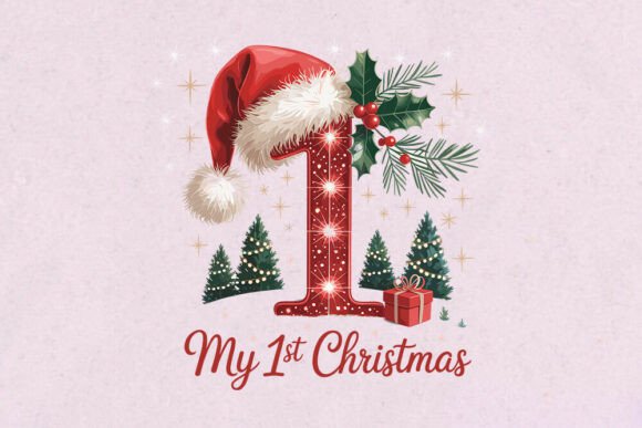 My First Christmas Santa SVG,