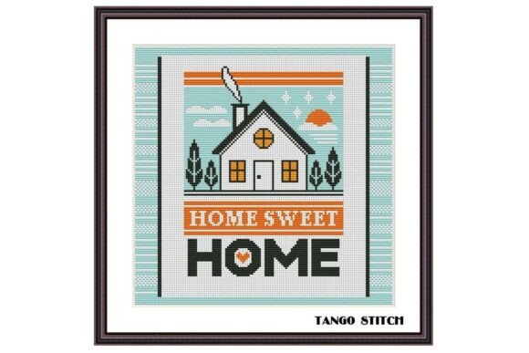 New Home Welcome Cross Stitch Pattern