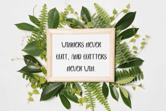 Playful Decorated Font PNG with transparent background - Preview 2