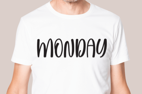 Playful Decorated Font PNG with transparent background - Preview 3