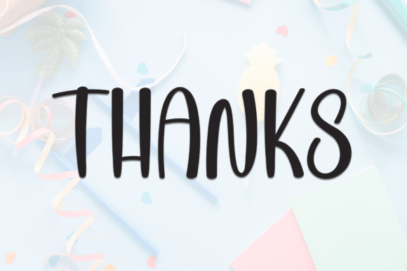 Playful Decorated Font PNG with transparent background - Preview 6