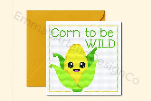 Thanksgiving Card Cross Stitch Pattern