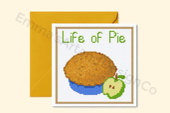 Thanksgiving Card Cross Stitch Pattern