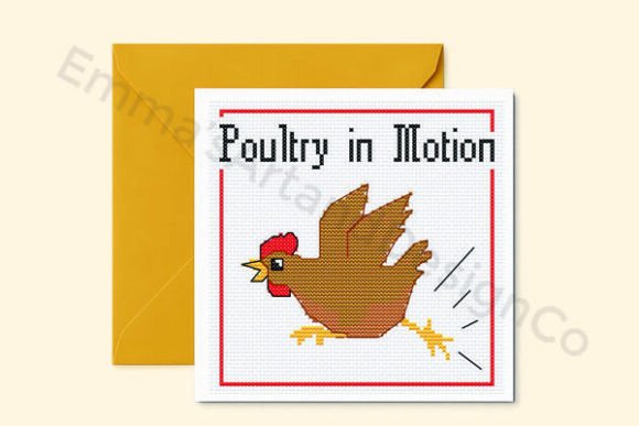 Thanksgiving Card Cross Stitch Pattern