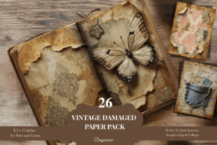 Vintage Damaged Paper Pack