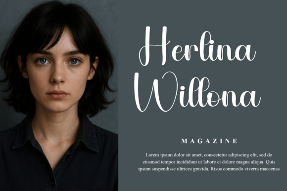 Bridesmaid Font - Preview 1