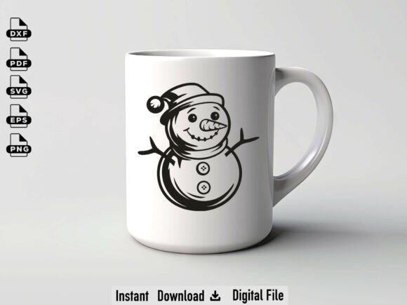 Christmas Snowman SVG, Christmas Gift