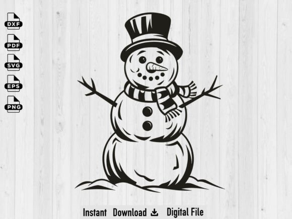 Christmas Snowman SVG, Christmas Gift