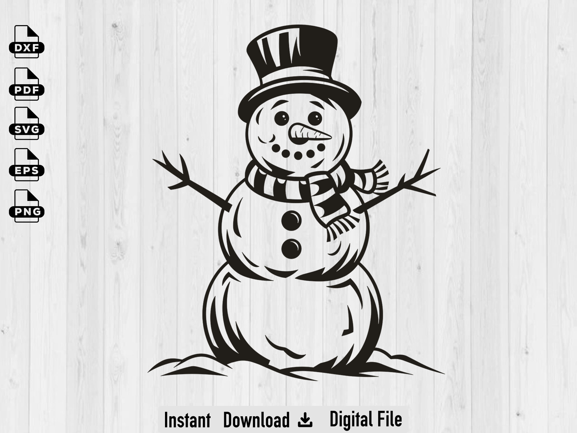 Christmas Snowman SVG, Christmas Gift