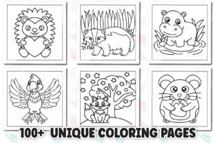 Cute Zoo Animals Coloring Book for Kids Graphic by Trusted Publications ...