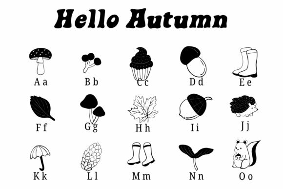 Hello Autumn Font - Preview 1