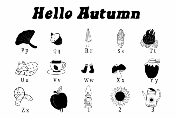 Hello Autumn Font - Preview 2
