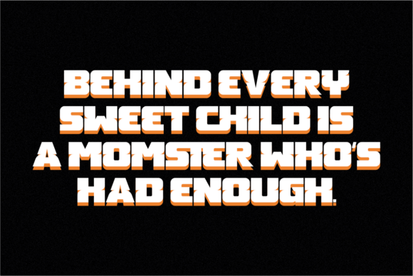 Momster Font PNG with transparent background - Preview 5