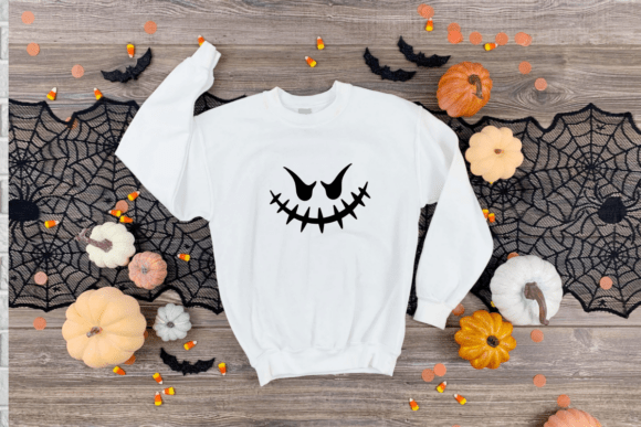 Pumpkin Faces Font PNG with transparent background - Preview 5