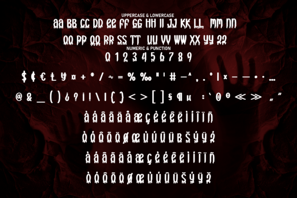 Blood Haunted Font - Preview 6