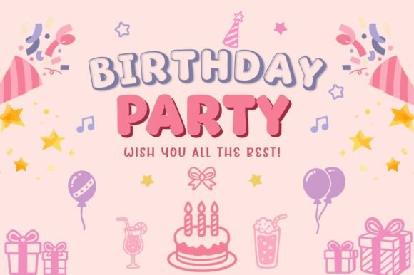 Bubble Joy Font - Preview 1