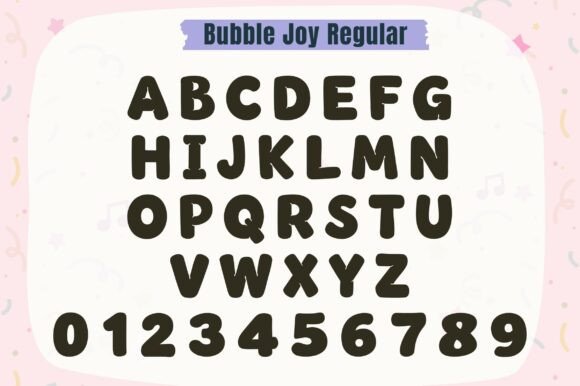 Bubble Joy Font - Preview 6