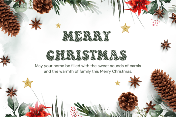 Christmas Candy Stripes Font - Preview 3