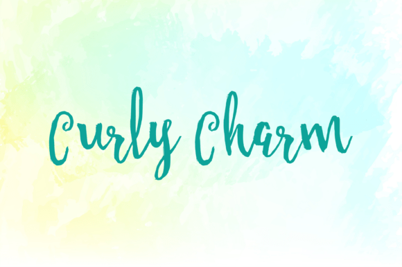 Curly Charm Font - Preview 1