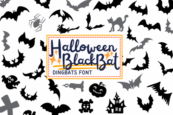 Halloween Black Bat