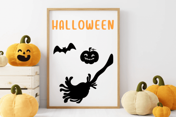 Halloween Black Bat Font - Preview 6