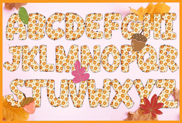 Hi Autumn Font PNG with transparent background - Preview 1