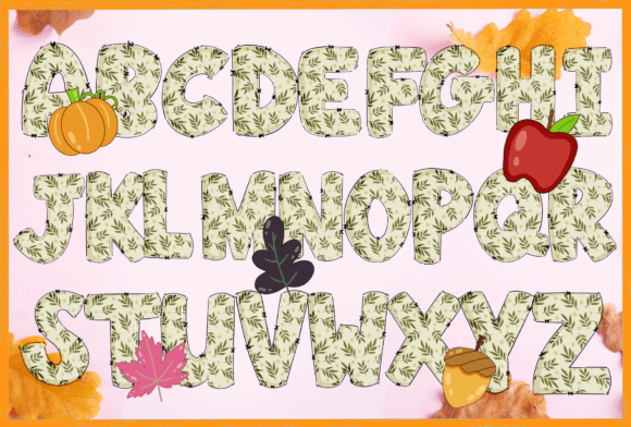 Hi Autumn Font PNG with transparent background - Preview 3