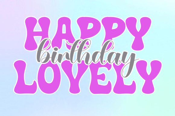 Its Me Happy Font PNG with transparent background - Preview 3
