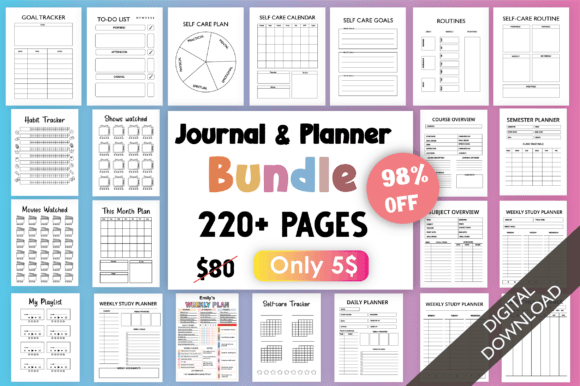 Journal & Planner Bundle