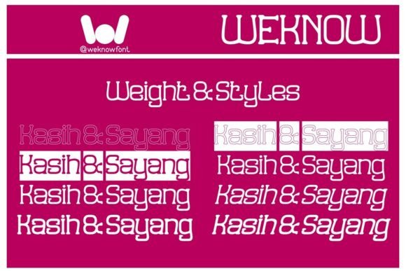 Kasih Sayang Font PNG with transparent background - Preview 6