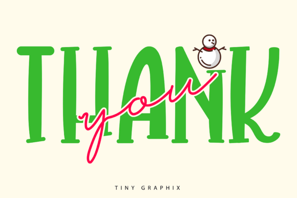 Merry Christmas Duo Font PNG with transparent background - Preview 6