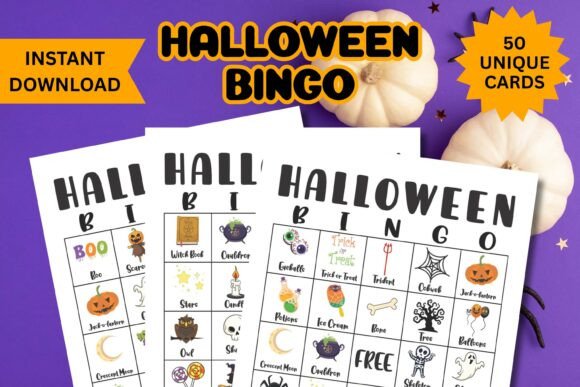 Printable Halloween Bingo Game