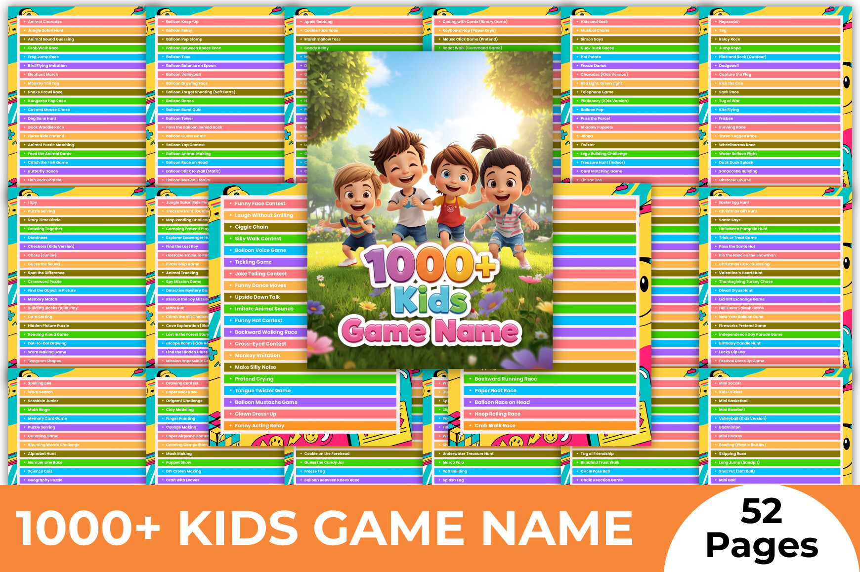 1000+ Kids Game Names
