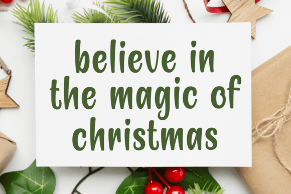 Annual Christmas Font - Preview 1