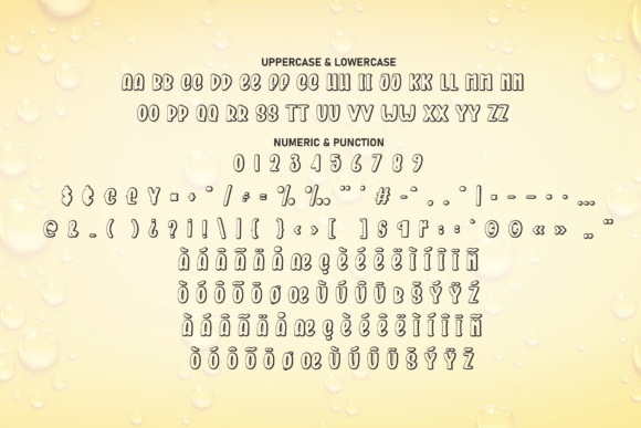 Banana Milkshake Font - Preview 6