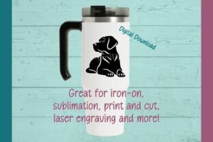 Black Labrador Lab Dog SVG Cut File Graphic by KayBeeSVGs · Creative ...