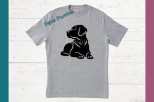 Black Labrador Lab Dog SVG Cut File Graphic by KayBeeSVGs · Creative ...