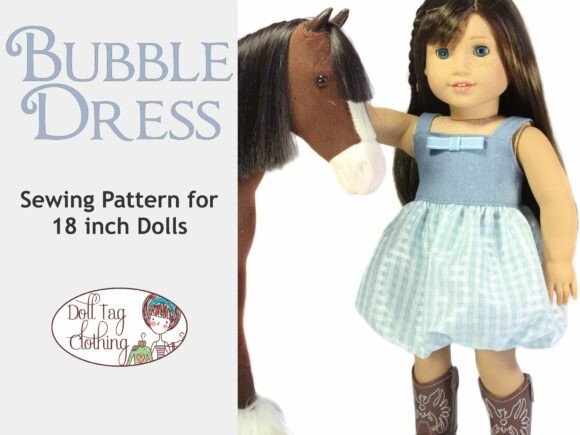 Bubble Dress 18" Doll Sewing Pattern